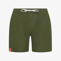 Clearance Boxer mare in nylon verde militare e giallo fluo Costumi Bimbo