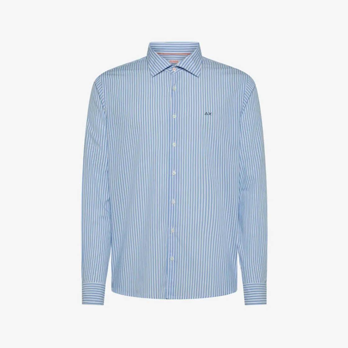 Hot Camicia in cotone a righe bianche e verde scuro Uomo Camicie