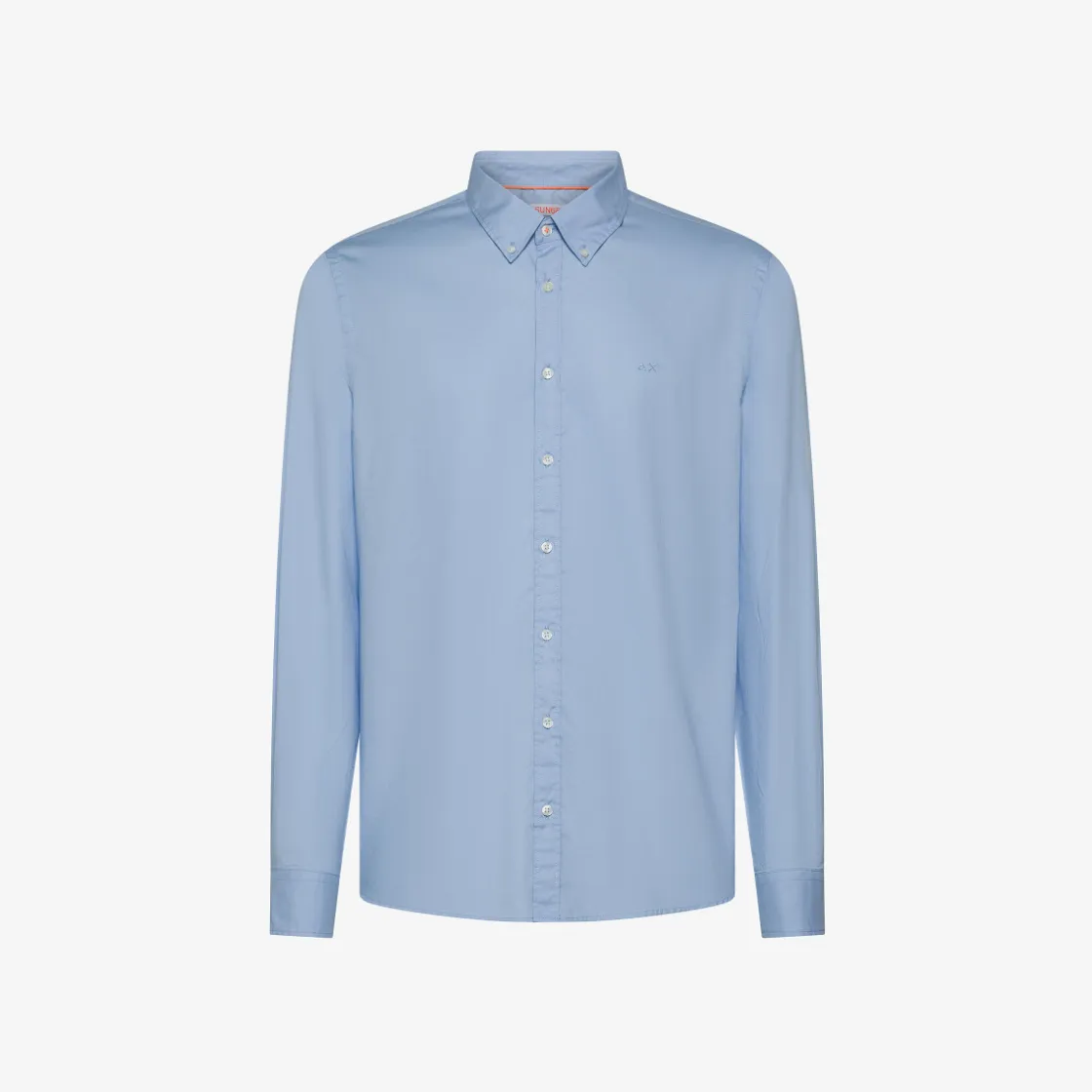 Outlet Camicia in cotone Oxford azzurro Uomo Camicie