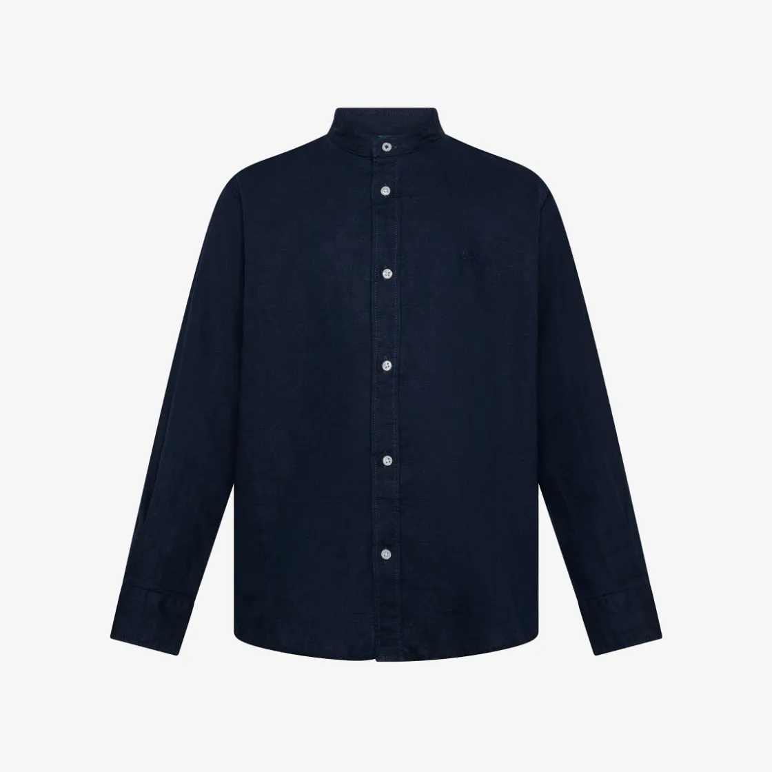 Best Camicia in lino e cotone blu navy Bambino Camicie