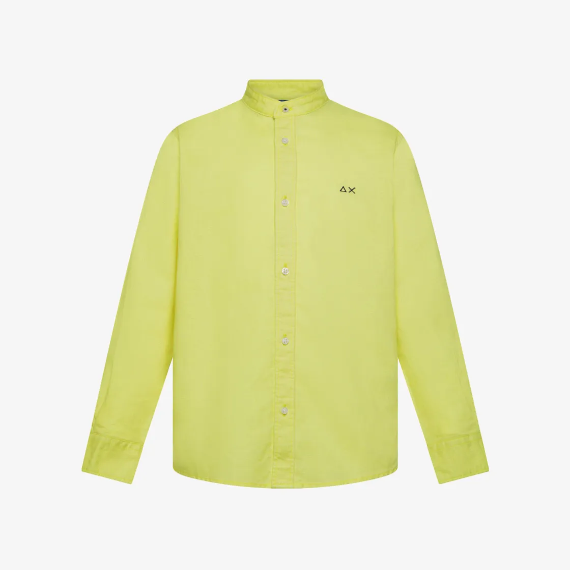 Sale Camicia in lino e cotone gialla limone Bambino Camicie