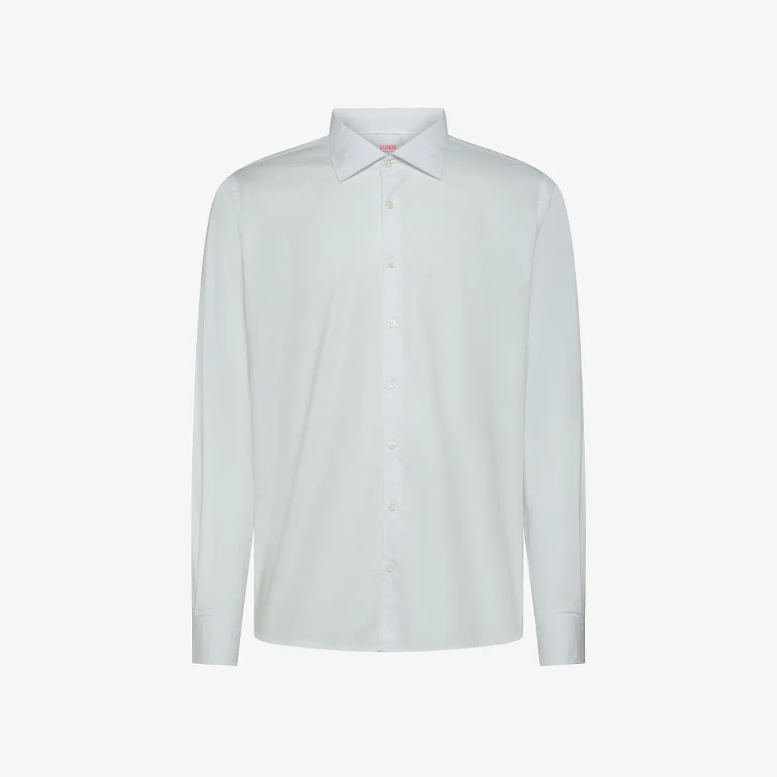 Discount Camicia in popeline di cotone bianco Uomo Camicie
