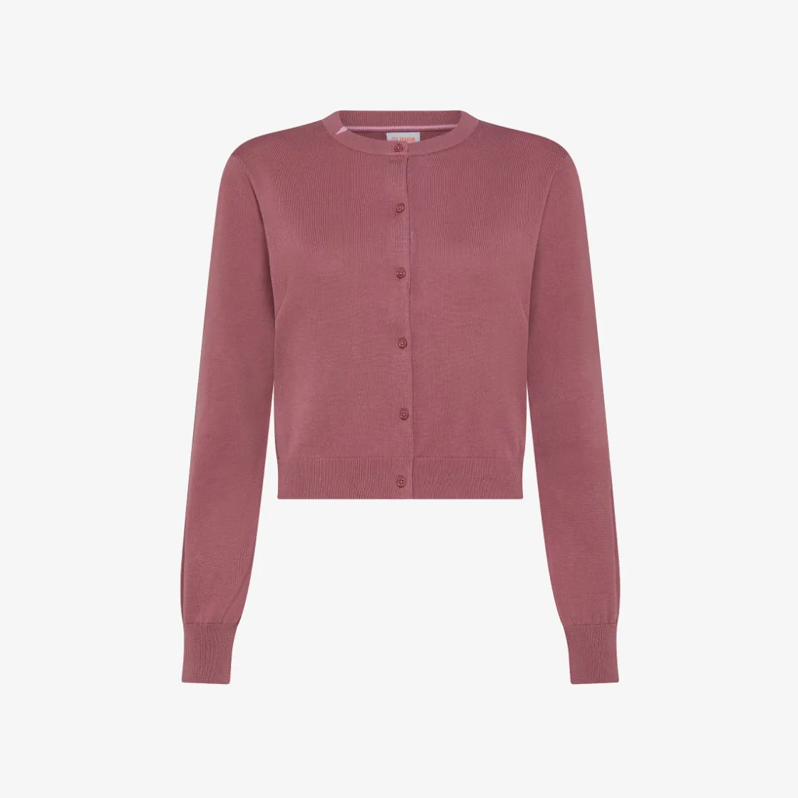 Best Cardigan cropped in cotone rosa scuro Donna Maglie