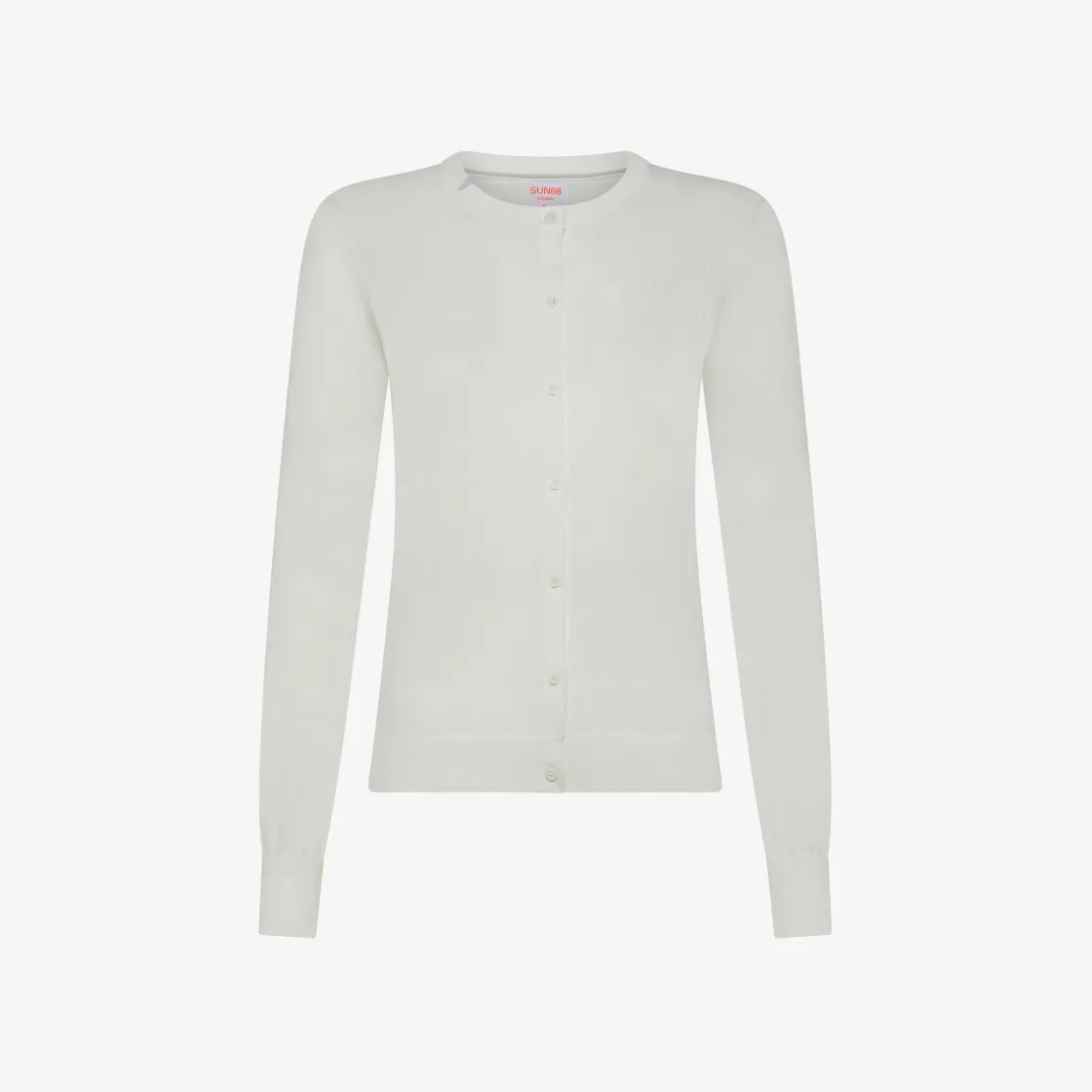 Best Cardigan in cotone bianco panna Donna Maglie