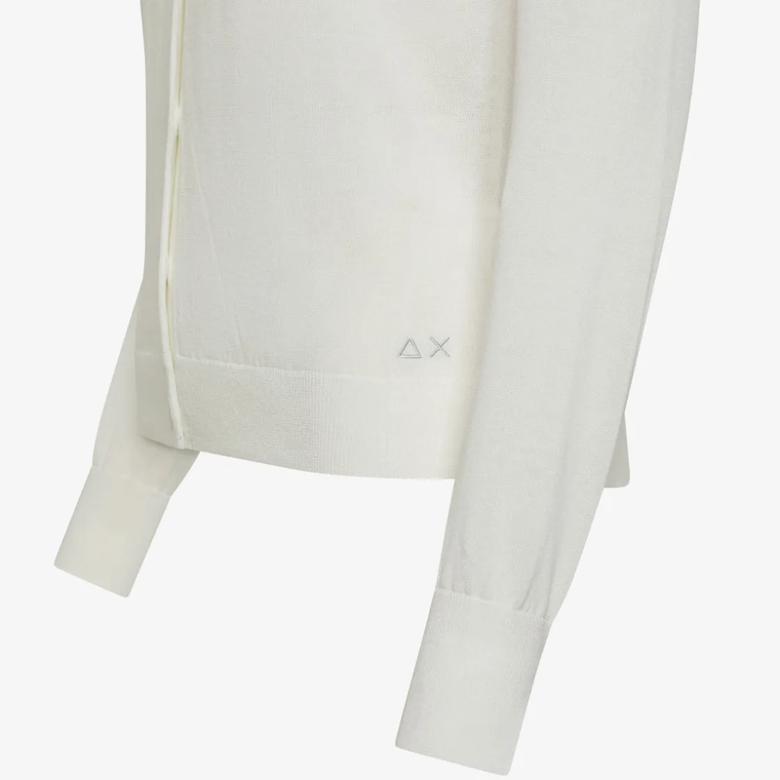 Best Cardigan in cotone bianco panna Donna Maglie
