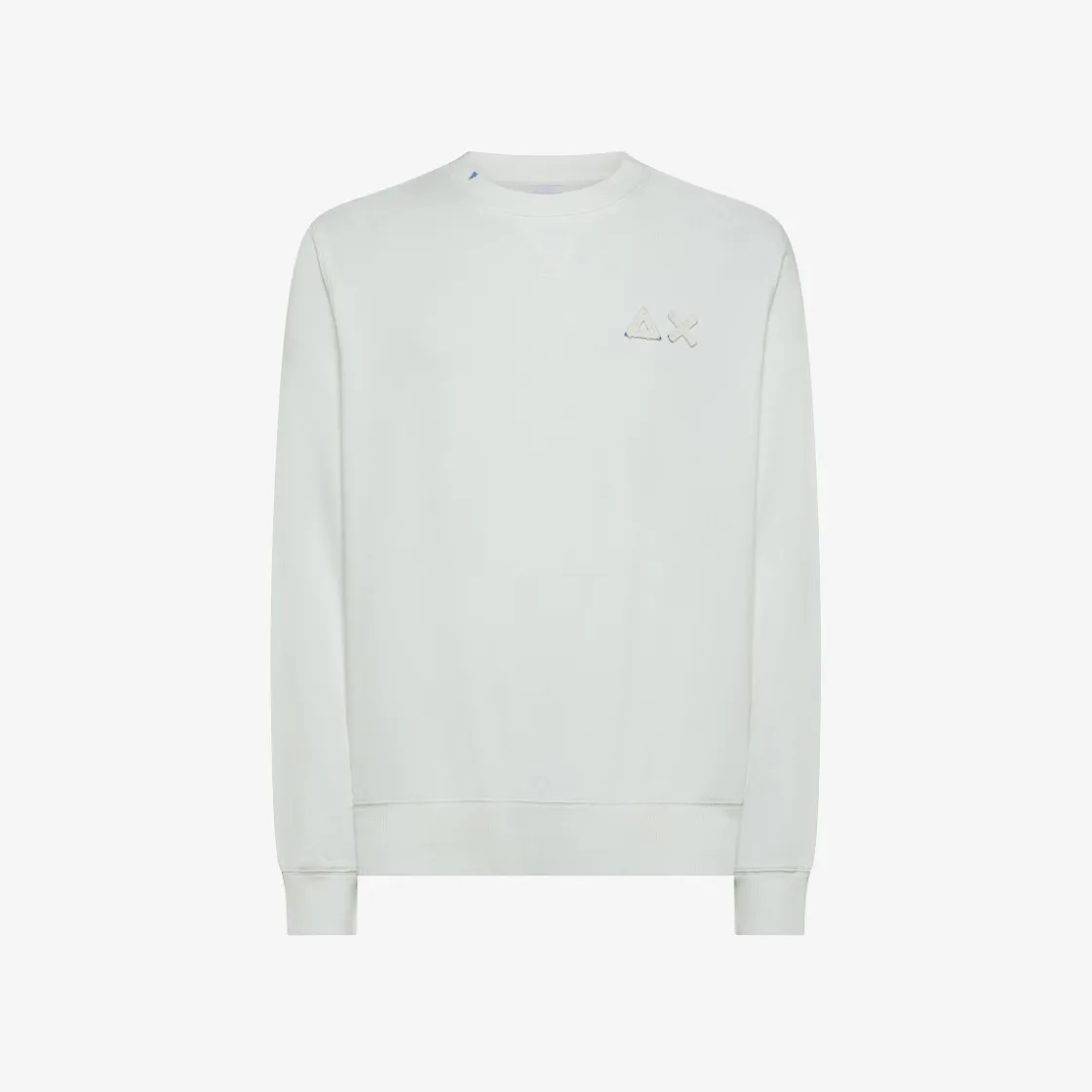 Outlet Felpa bianca panna in cotone vintage Uomo Felpe