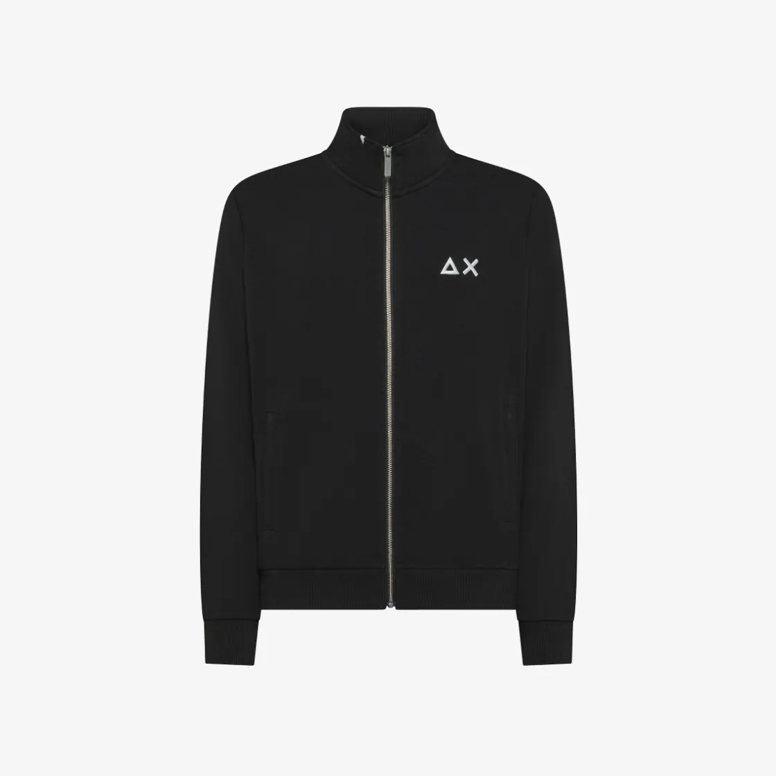 Best Felpa con zip in cotone nero Uomo Felpe