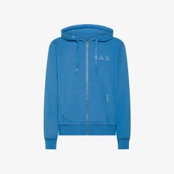 New Felpa hoodie avio in cotone vintage Uomo Felpe