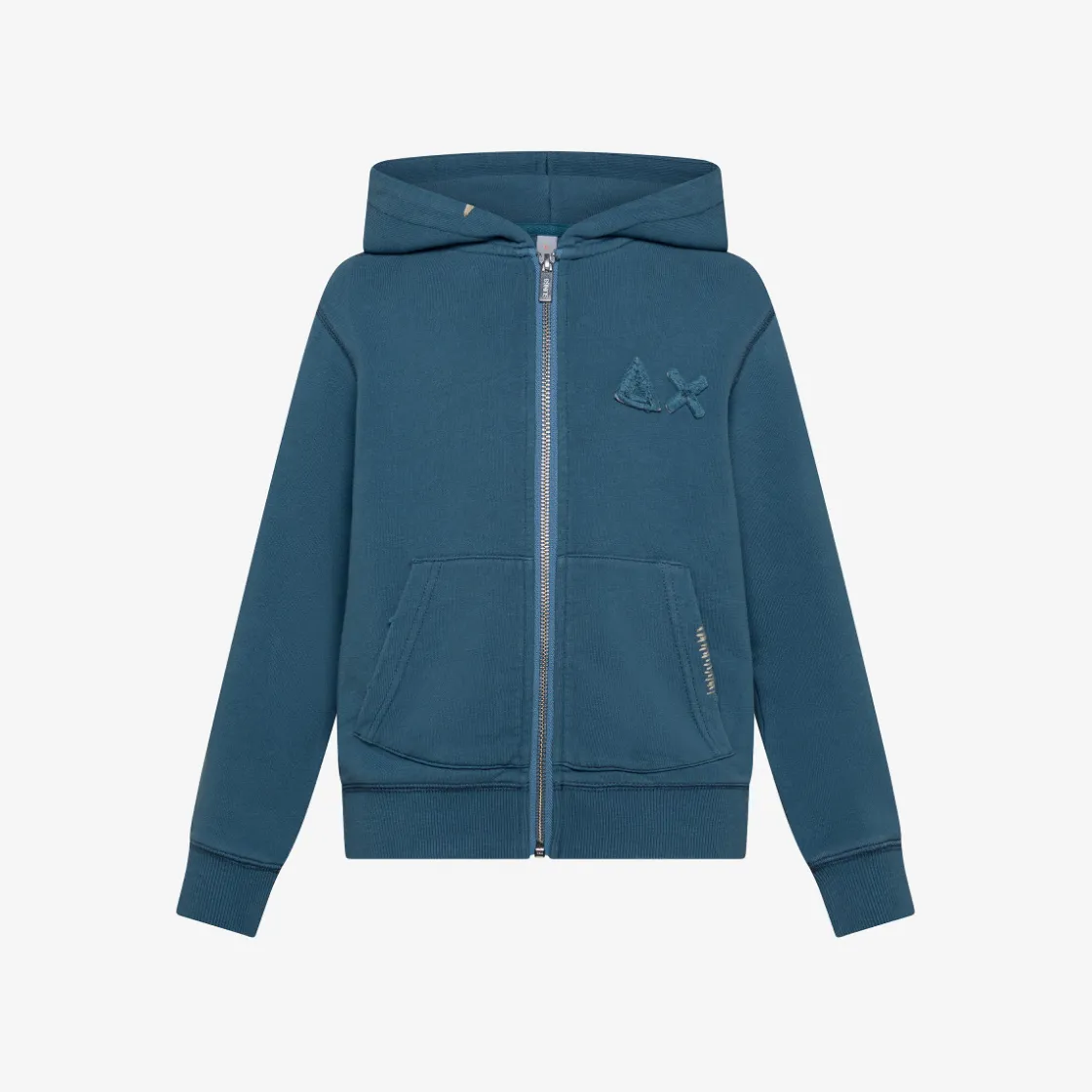 Hot Felpa hoodie avio scuro in cotone vintage Bambino Felpe