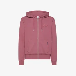 Online Felpa hoodie rosa scuro in cotone vintage Uomo Felpe