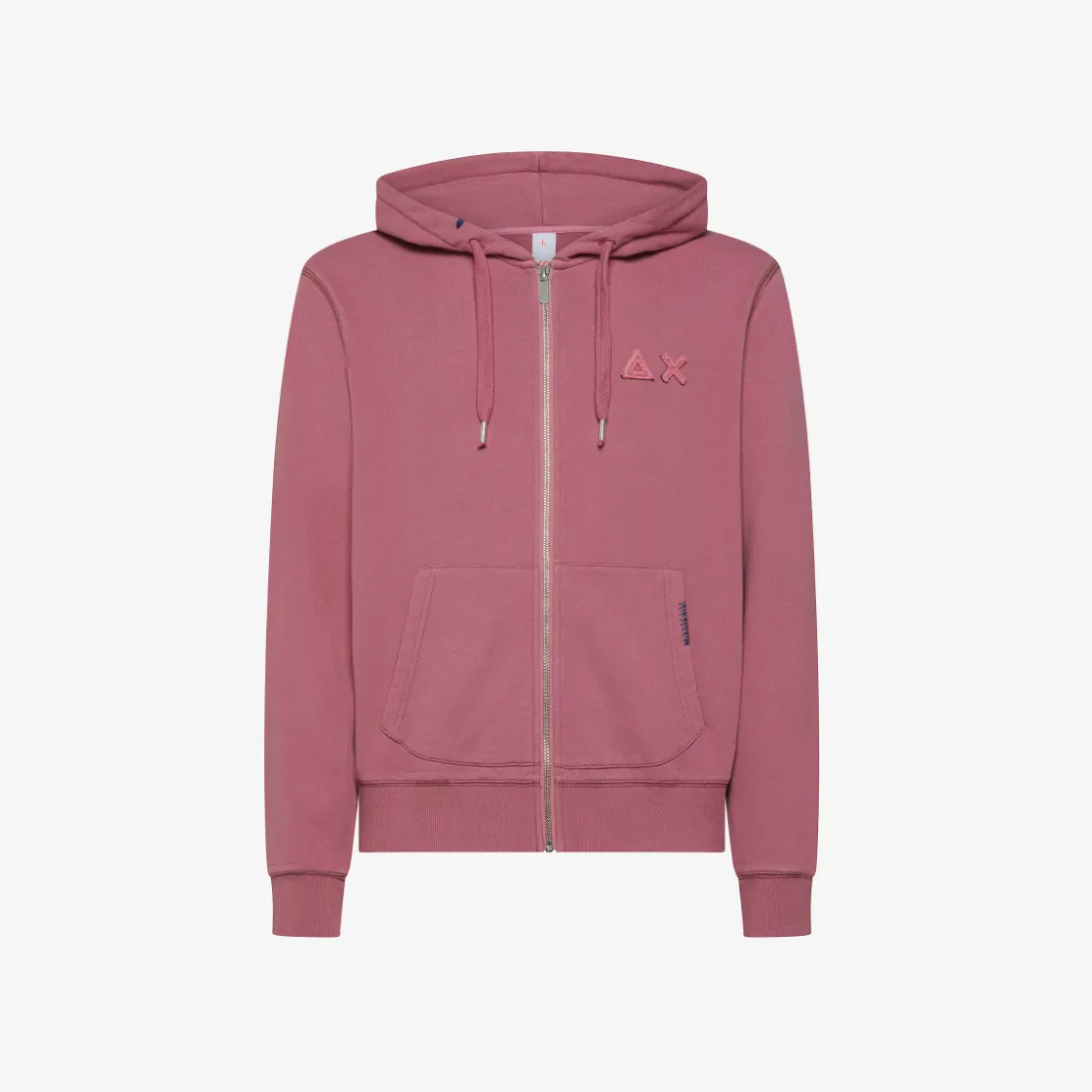 Online Felpa hoodie rosa scuro in cotone vintage Uomo Felpe