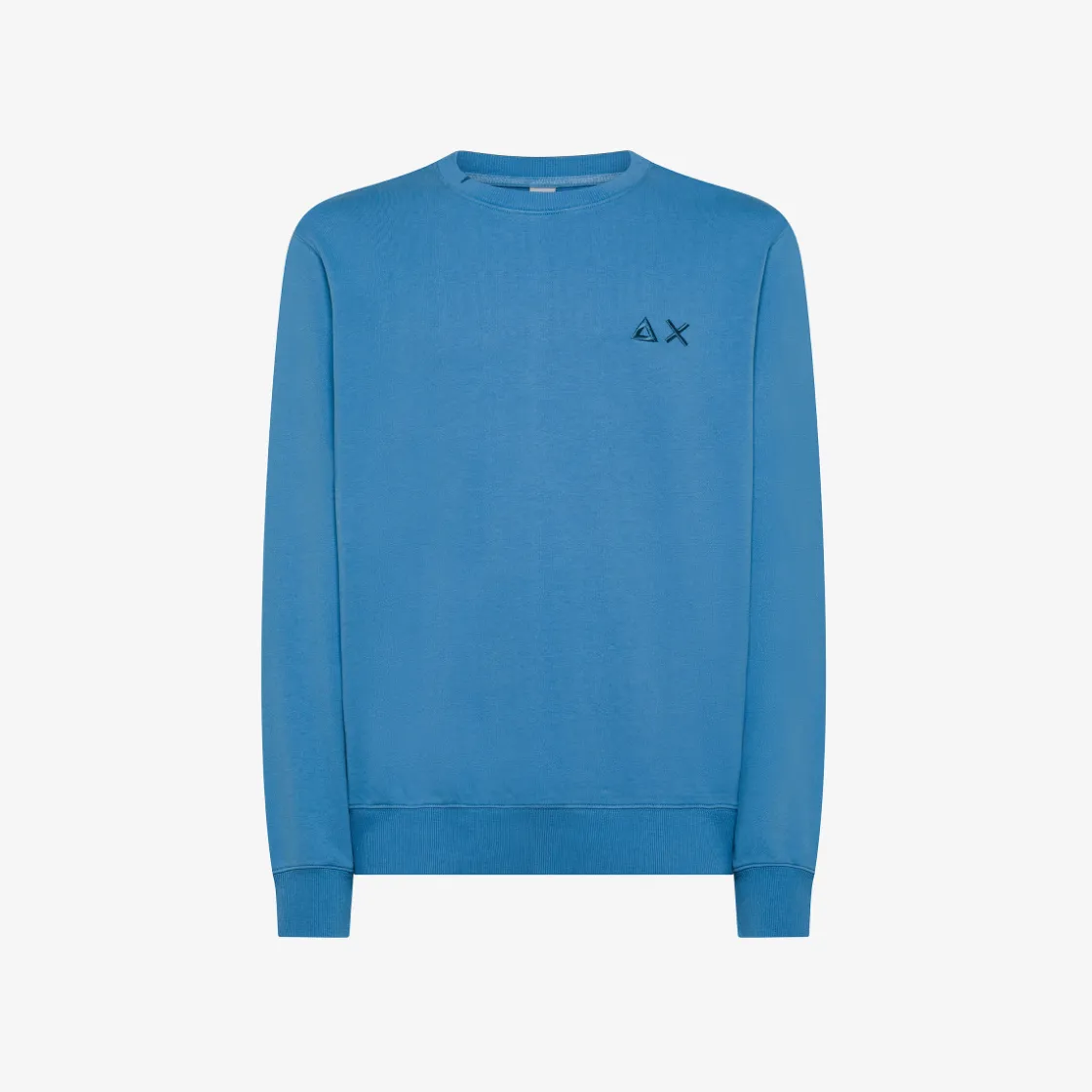 New Felpa in cotone avio Uomo Felpe
