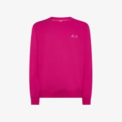 Clearance Felpa in cotone fucsia Uomo Felpe