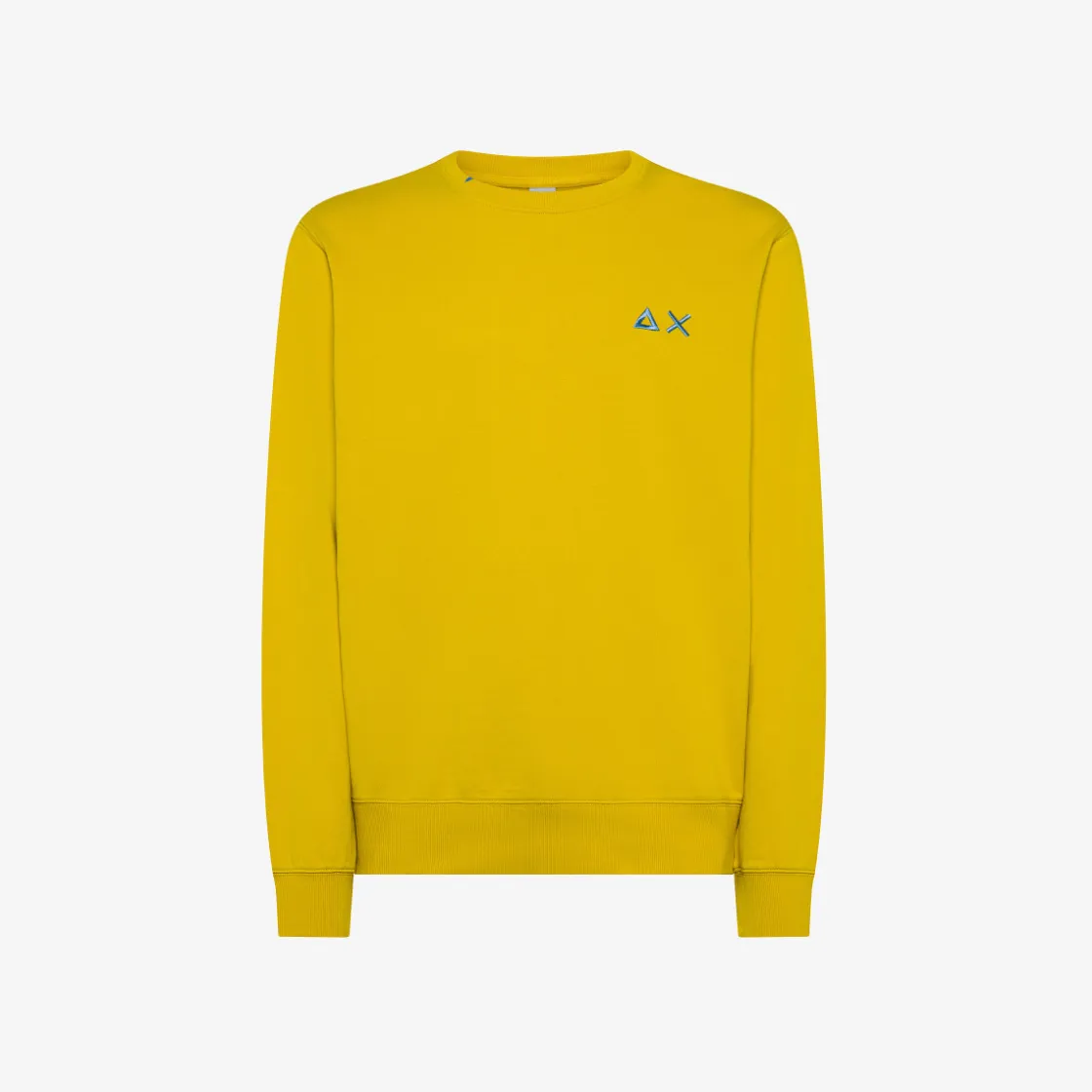 Outlet Felpa in cotone giallo Uomo Felpe