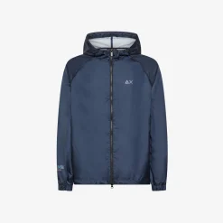 Best Giacca a vento in nylon antigoccia blu navy Uomo Giacche