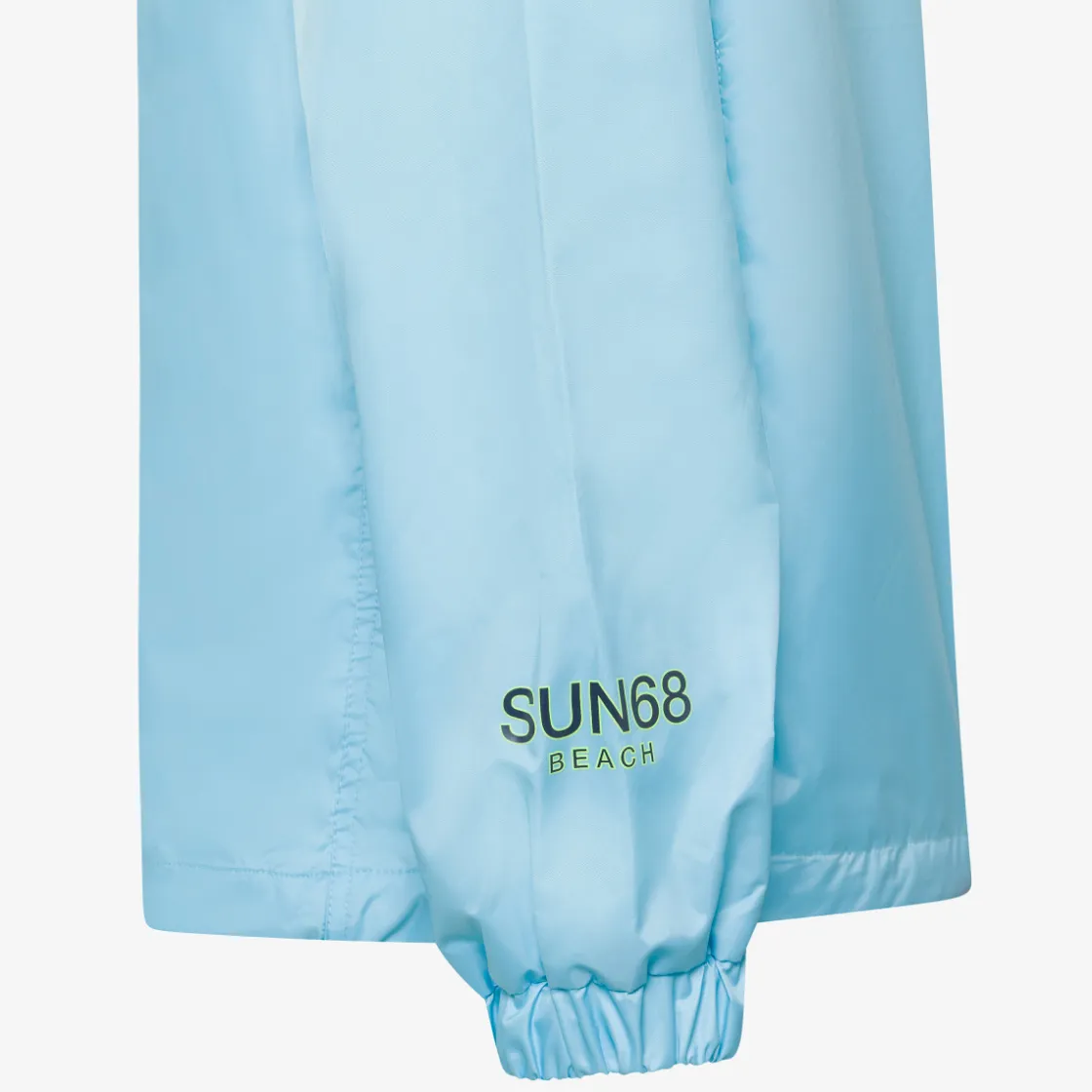 Clearance Giacca a vento in nylon antigoccia turchese Uomo Giacche