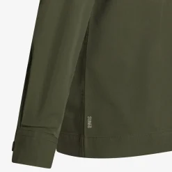 Best Giacca overshirt in cotone verde scuro Bambino Camicie