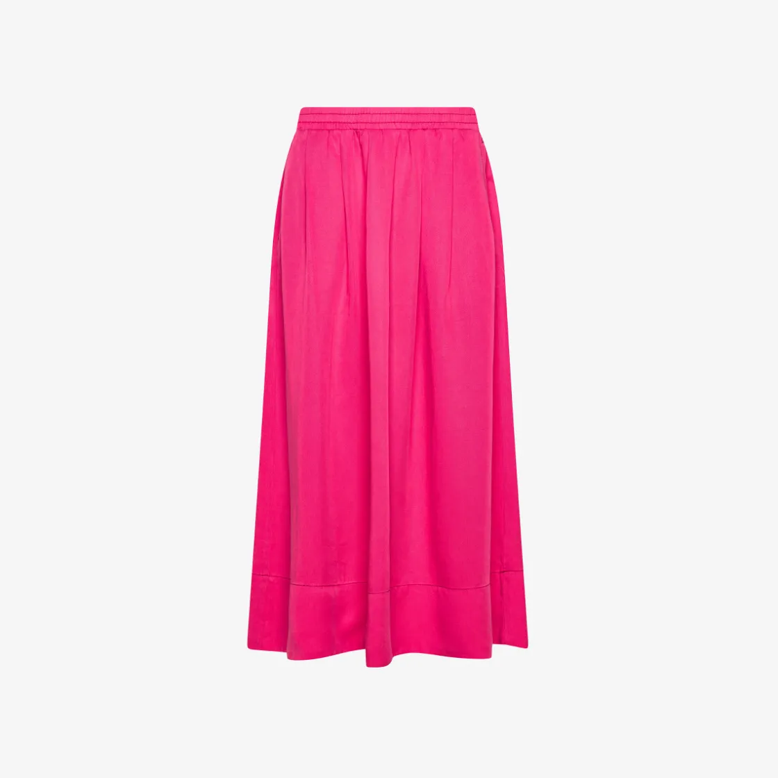 Online Gonna in tessuto fluido fucsia Donna Gonne|Pantaloni
