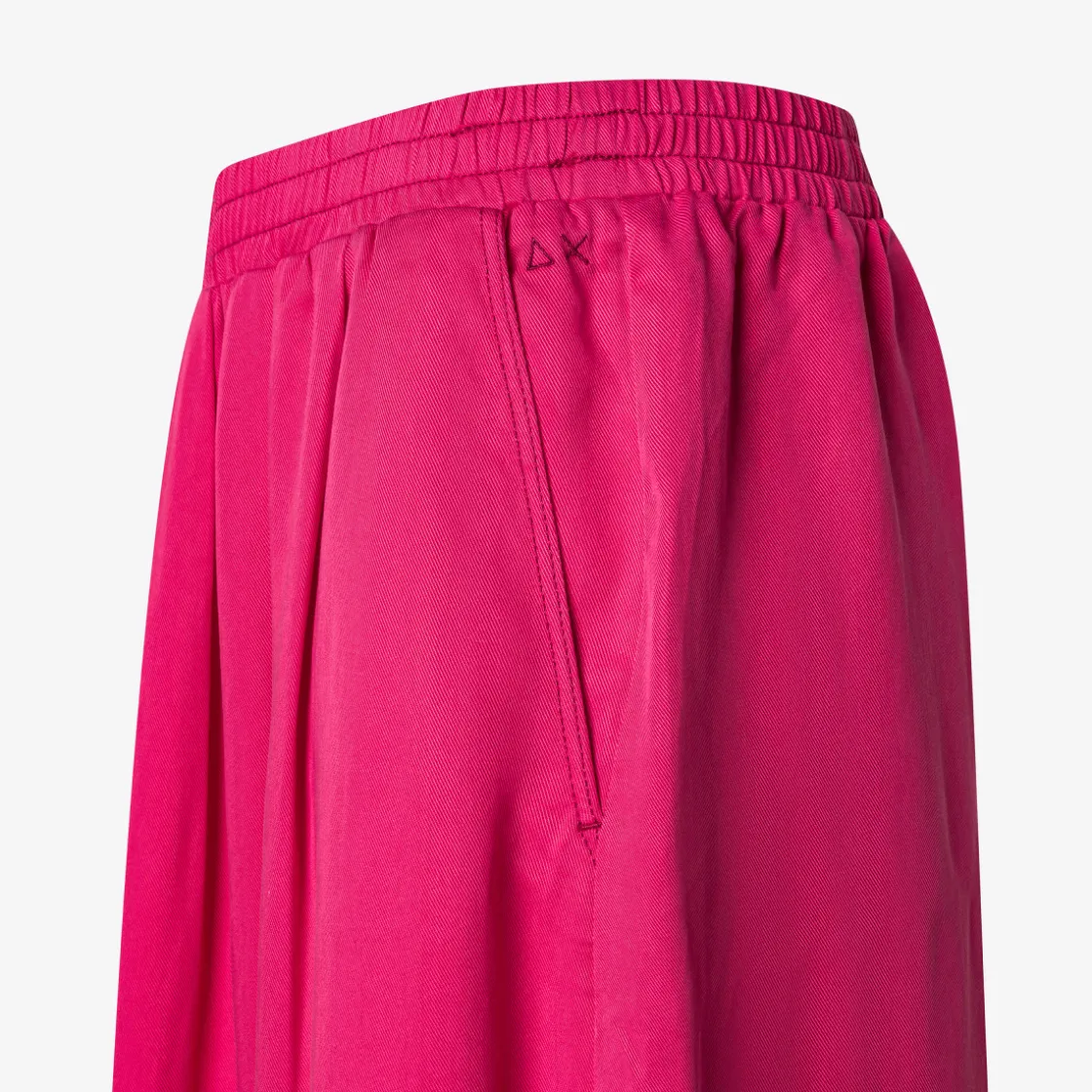 Online Gonna in tessuto fluido fucsia Donna Gonne|Pantaloni