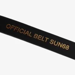 New LEATHER BELT NERO Uomo Cinture