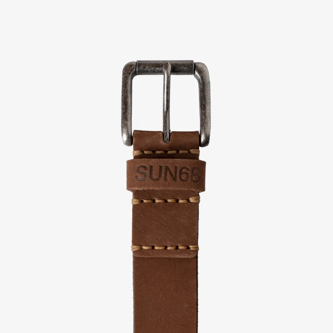 Discount LEATHER BELT TESTA DI MORO Uomo Cinture