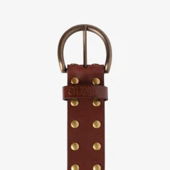 Sale LEATHER BELT TESTA DI MORO Uomo Cinture
