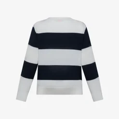 Discount Maglia a righe bianco panna e blu navy Bambino Maglie