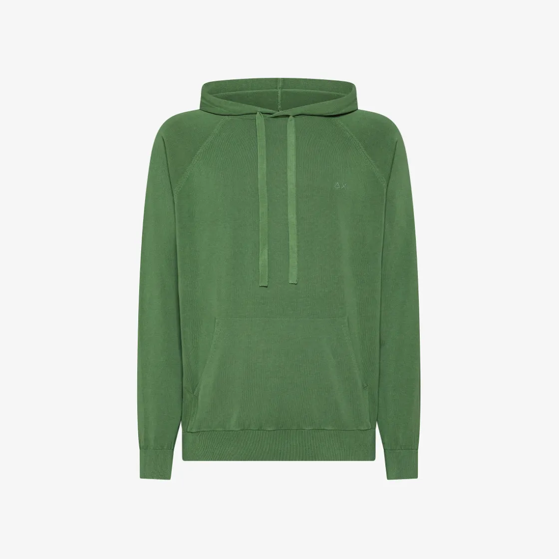 Discount Maglia hoodie in cotone verde salvia Uomo Maglie