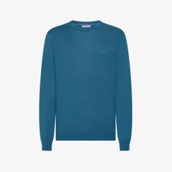 Discount Maglia in cotone avio scuro Uomo Maglie