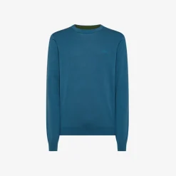Discount Maglia in cotone avio scuro Uomo Maglie