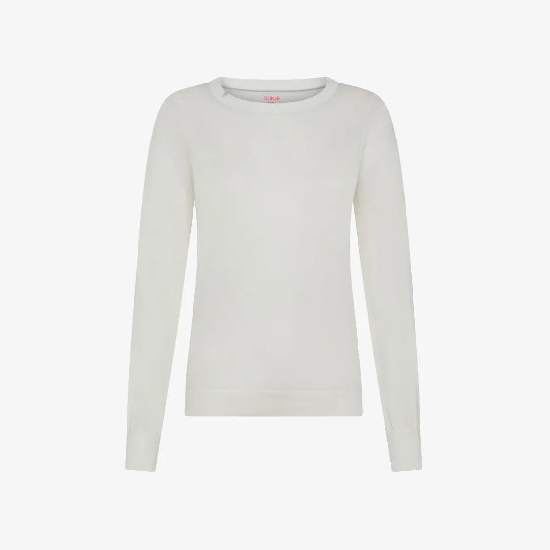 Hot Maglia in cotone bianco panna Donna Maglie