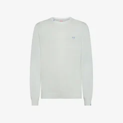 New Maglia in cotone bianco panna Uomo Maglie