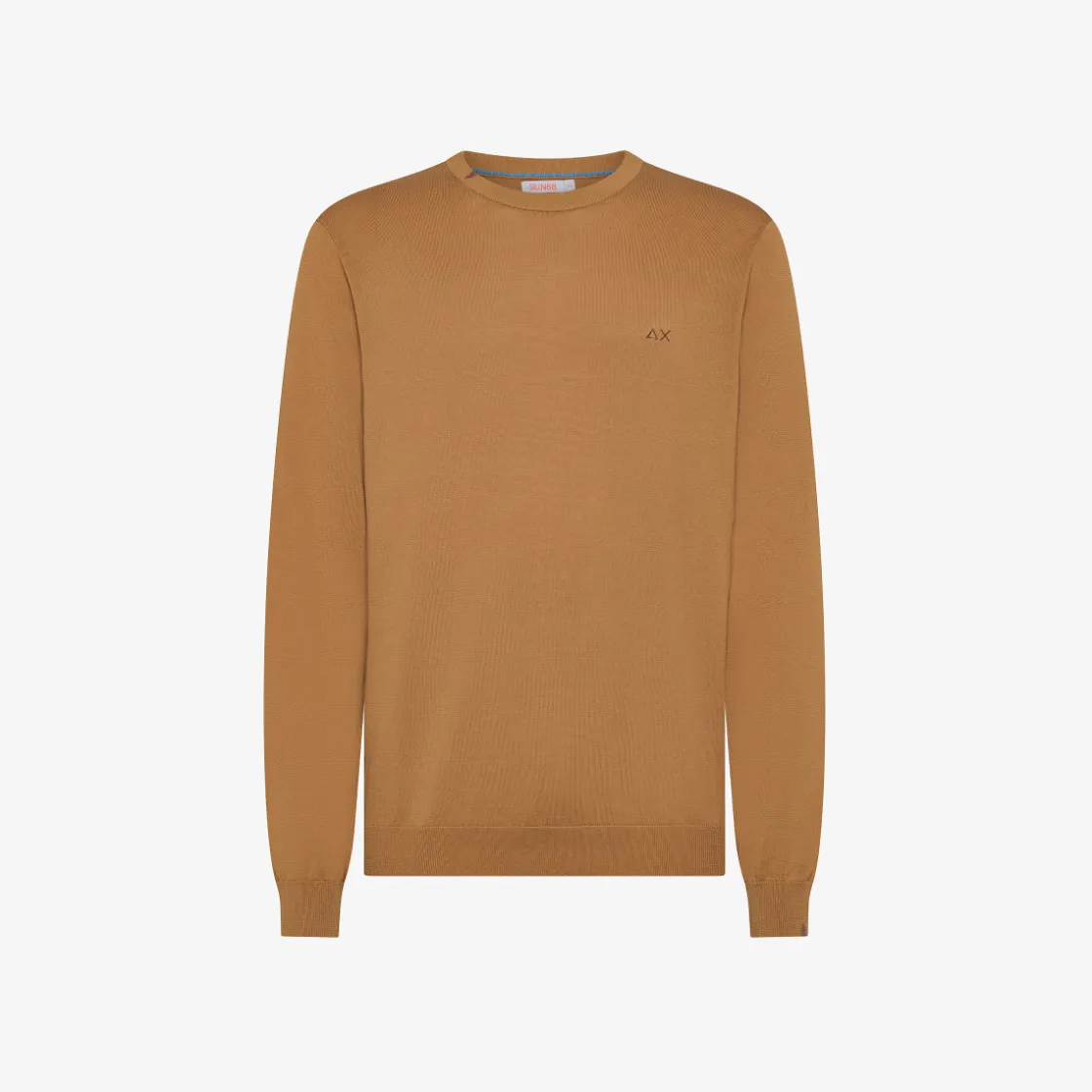 Sale Maglia in cotone cammello Uomo Maglie