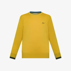 Sale Maglia in cotone giallo Bambino Maglie