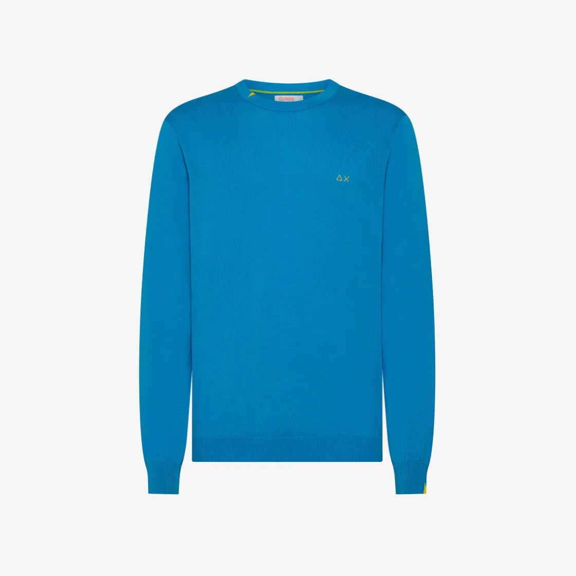 Outlet Maglia in cotone ottanio chiaro Uomo Maglie