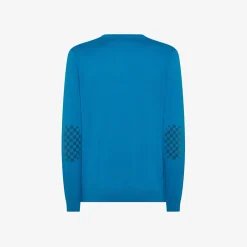 Outlet Maglia in cotone ottanio chiaro Uomo Maglie