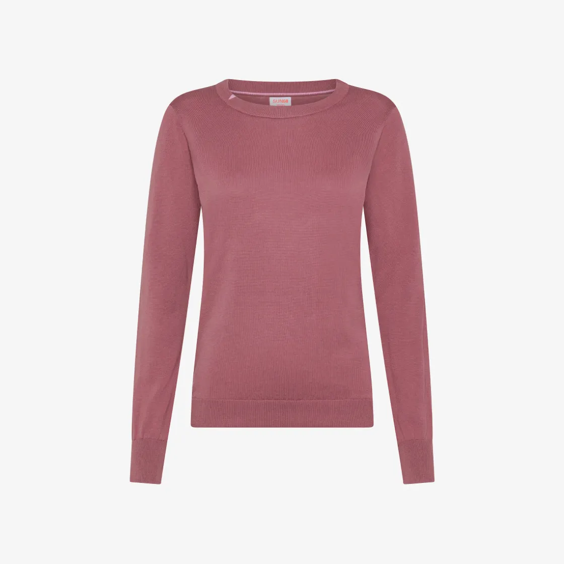 Outlet Maglia in cotone rosa scuro Donna Maglie