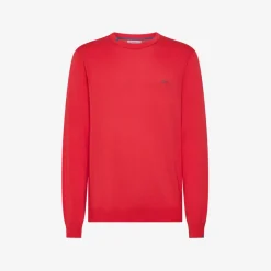 Outlet Maglia in cotone rosso Uomo Maglie