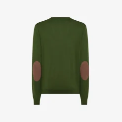 Discount Maglia in cotone verde scuro Uomo Maglie