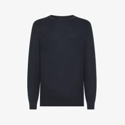 Outlet Maglia in piquet di cotone bianco panna Uomo Maglie