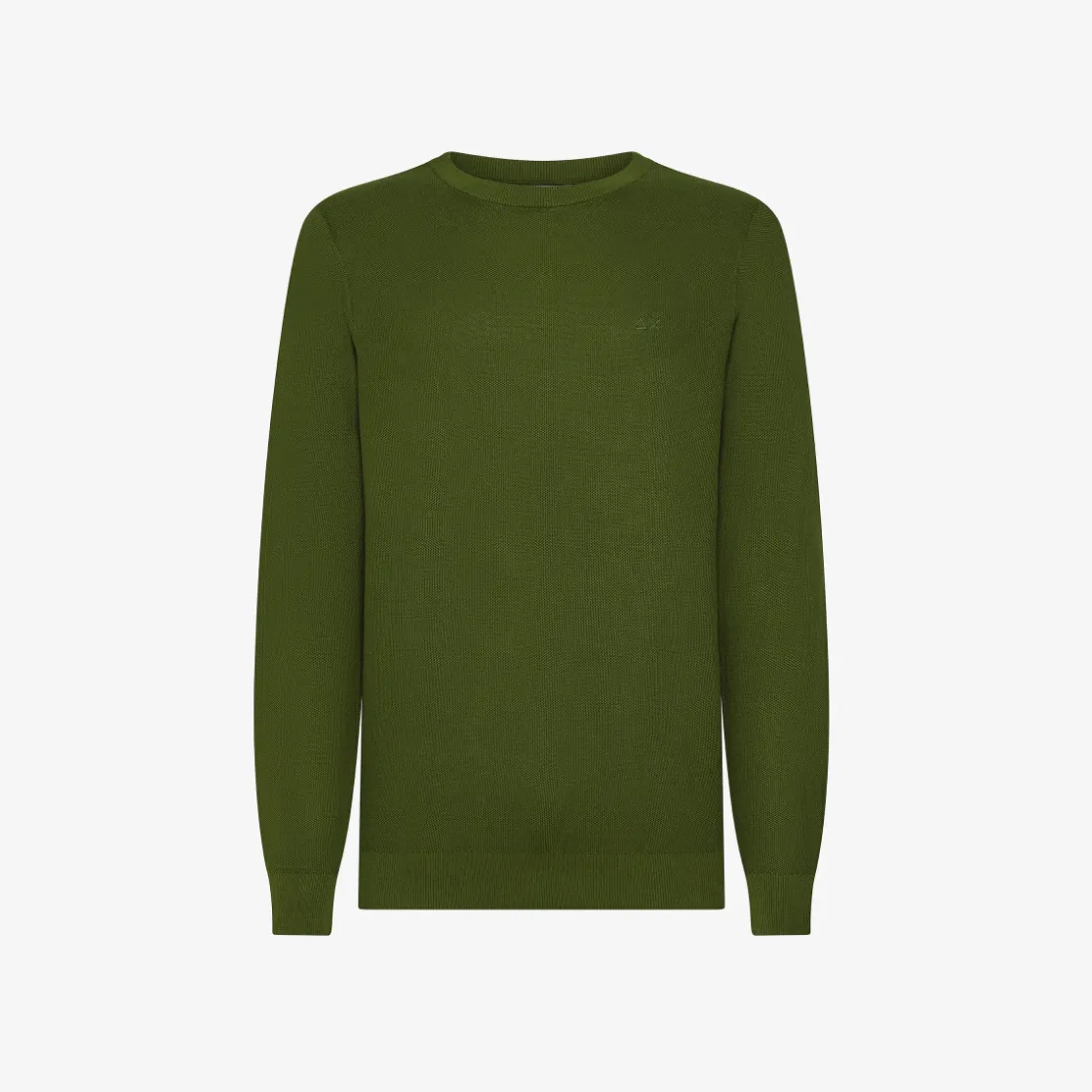 Fashion Maglia in piquet di cotone verde scuro Uomo Maglie