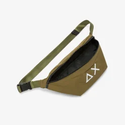 Outlet Marsupio in nylon verde scuro Uomo Accessori|Accessori Uomo