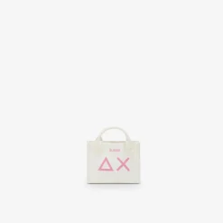 Outlet Mini bag in cotone bianco Donna Borse|Accessori Donna