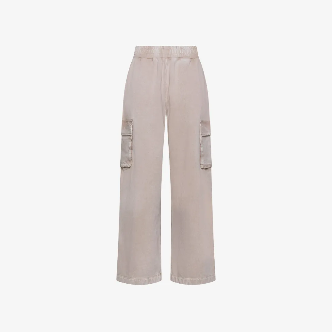 Discount Pantaloni cargo in felpa stone con trattamento marble Donna Pantaloni|Felpe