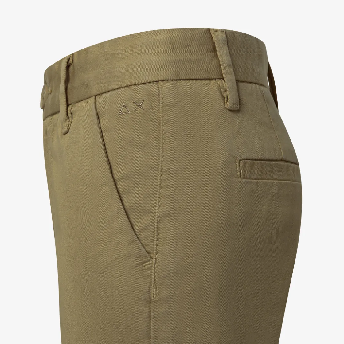 Clearance Pantaloni chino in cotone beige Bambino Pantaloni