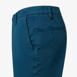 Sale Pantaloni chino in cotone verde scuro Uomo Pantaloni