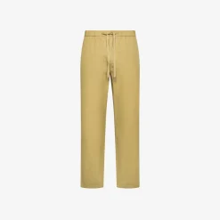Outlet Pantaloni in cotone beige Uomo Pantaloni