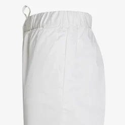 Clearance Pantaloni in cotone bianco panna Donna Pantaloni