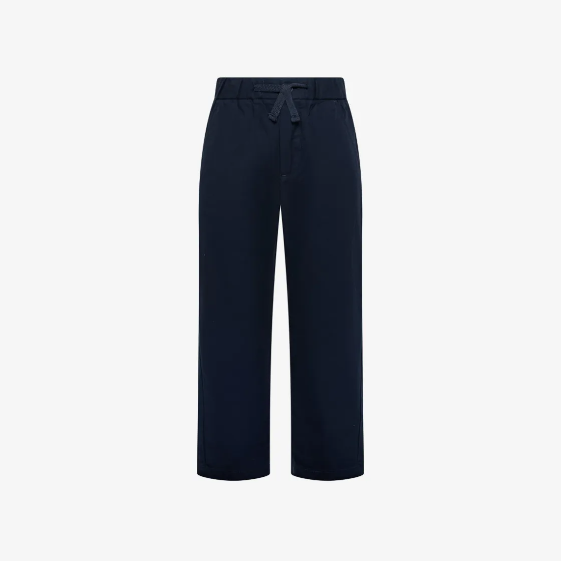 Outlet Pantaloni in cotone blu navy Bambino Pantaloni