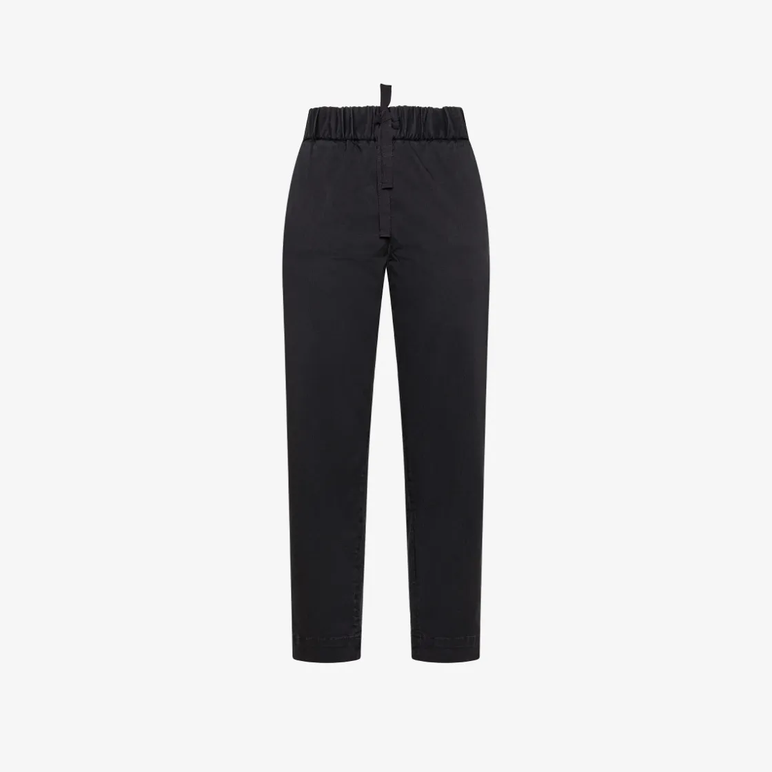 Fashion Pantaloni in cotone nero Donna Pantaloni